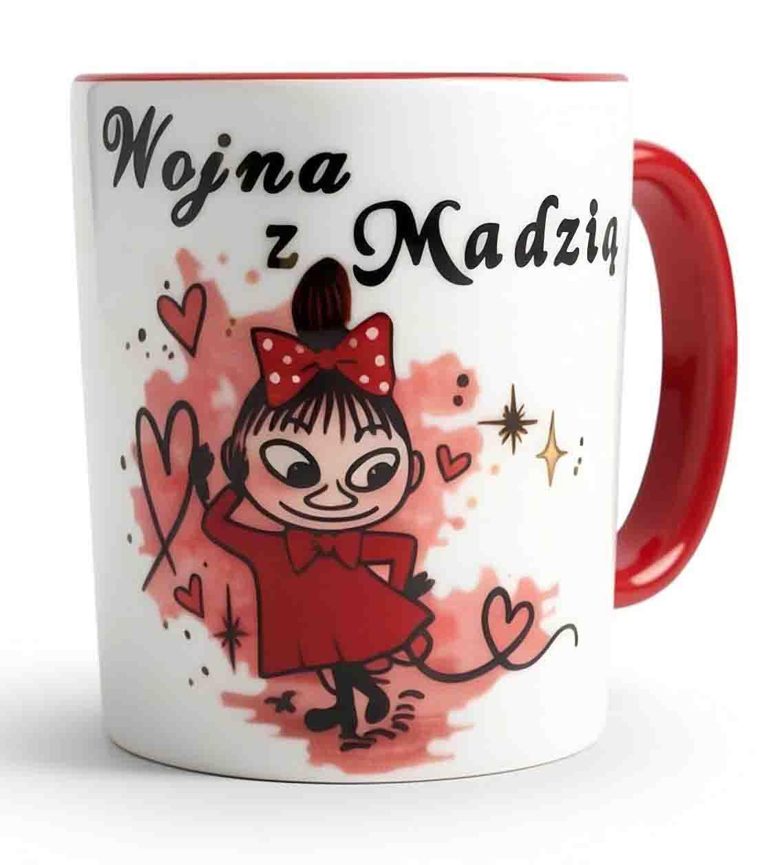  Kubek wojna z Madzią gratuluję odwagi, współczuję głupoty