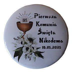 Przypinka na komunię świętą 0