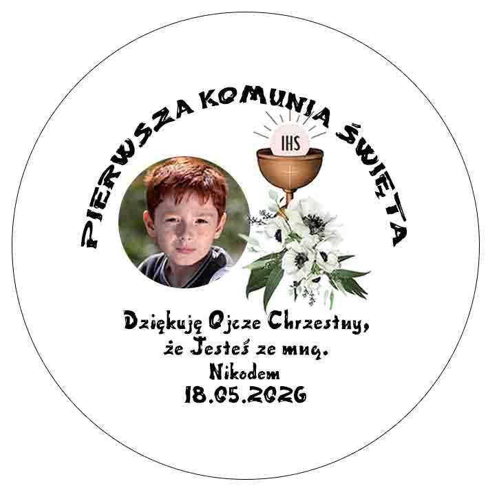 Przypinka na komunię świętą 5