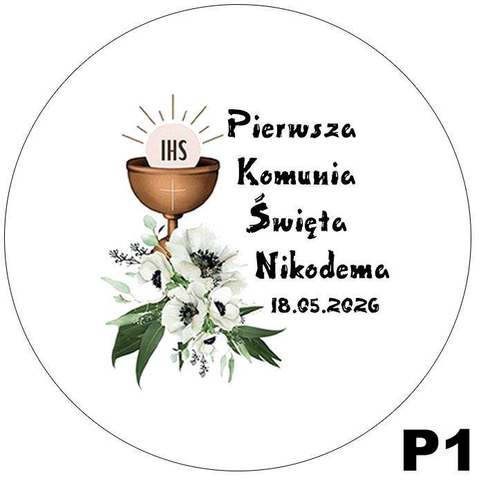 Przypinka na komunię świętą 2